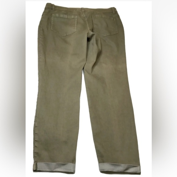 Two by Vince Camuto Jeans Light Green Roll Cuff Stretch Skinny Leg Size 31 - Picture 4 of 13